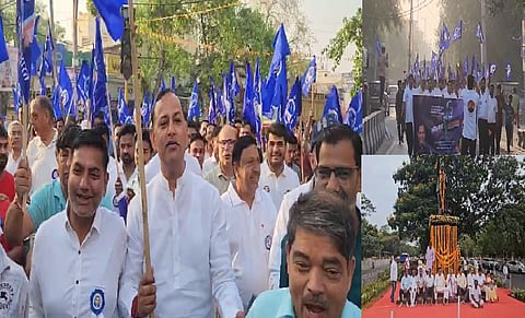 मैराथन में गूंजते रहे 'जय भीम' के नारे