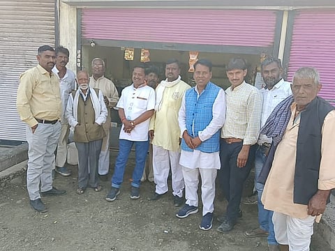 घटना के विरोध में समाजजन हुए एकत्रित 