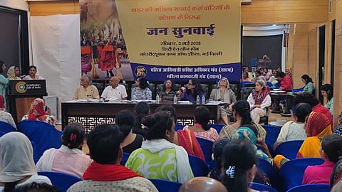 Dalit women workers Delhi, Jan Sunwai