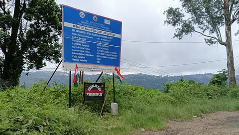 A route in the first region located in Nagaland