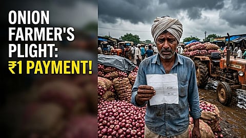 onion price crash, maharashtra farmers debt