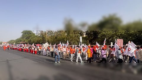 Adivasi rally Delhi