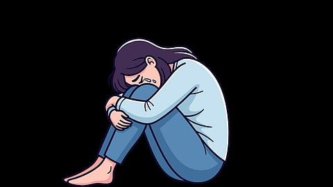 Sad Dalit Girl
