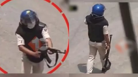 AK-47 firing vide