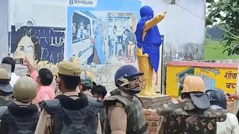 Stone-pelting over proposed removal of Ambedkar statue