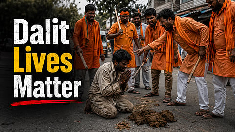 Dalit man cow dung case