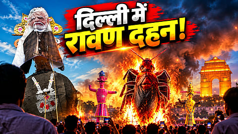 दशहरा महज धार्मिक उत्सव नहीं रह गया है, यह सियासी संदेश देने का नया हथियार बन चुका है।
