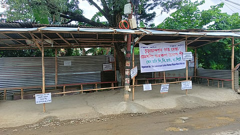 मणिपुर के इम्फाल में, अगस्त 2023 के दौरान शहर की स्थिति