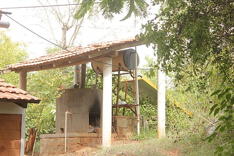 Solar cum wood fire heater