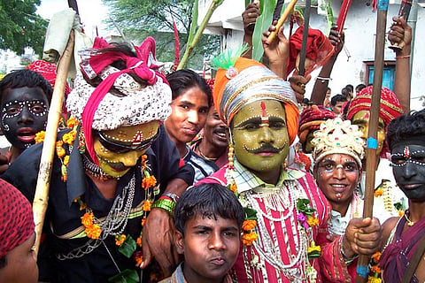 Gavri is a dance festival celebrated by Bhil community in Mewar region in Southern Rajasthan.
