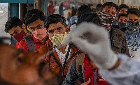 India logs 12,591 fresh covid cases taking the active cases toll to 65,286