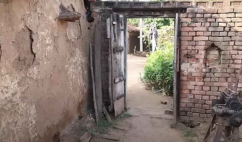 The room in Laxman's house that reminds him of the murder of 3 people in his family.