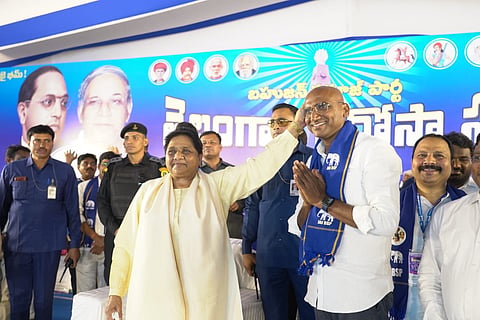 BSP Supremo Mayawati  announced R.S Praveen Kumar as the Party's CM face for the upcoming Telangana Assembly elections