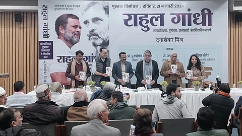 Beyond Biography: Author Dayashankar Mishra Affirms Rahul Gandhi's Struggles for Democracy and Constitution