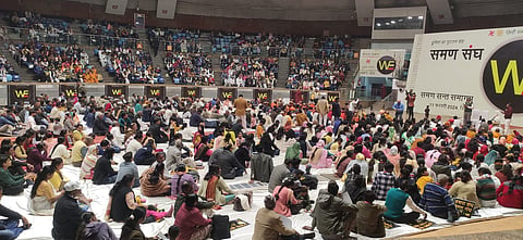 Saman Sangh held its annual sangat on 11th February at Talkatora stadium New Delhi 