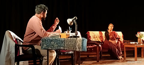 A scene from the play enacted in Udaipur