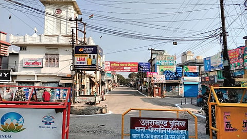 As the Uttarakhand’s city in Kumaon division of Nainital district is limping back to normalcy, roads leading to Muslim-concentrated Banbhoolpura are still blocked. 