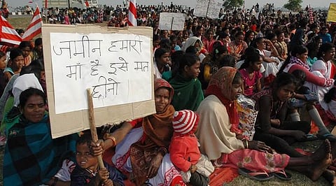 Tribal protest at Jharkhand