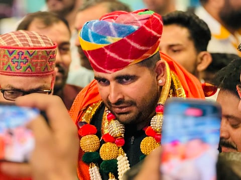 Bhati's  charm and appeal have resonated across the entire country, sparking a social media sensation in recent days.