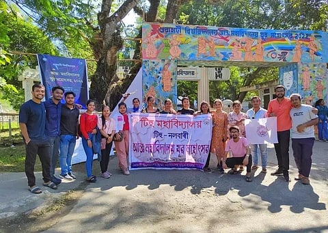Discussions on the aspects of caste and class that generally happen in the rest of the nation are missing among the students in Assam.