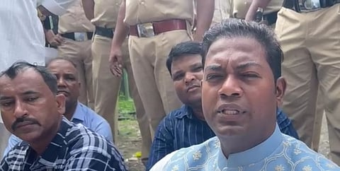 Rajratna Ambedkar who sat on a sit-in protest on Tuesday, said that the regulations strictly prohibit eviction during the monsoon to prevent exacerbating the vulnerability of slum dwellers. 