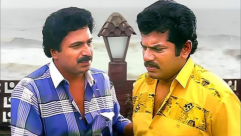 Actor Siddique (L) and Mukesh 