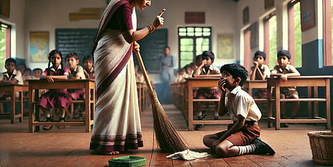 The incident was a deeply traumatic experience for the second-grade student, who faced humiliation in front of the entire class.