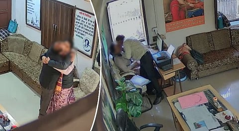 According to the dismissal letter issued by the Office of the Elementary  District Education Officer (DEO), the video in question depicted the headmaster engaging in indecent acts with a female teacher inside his office. 