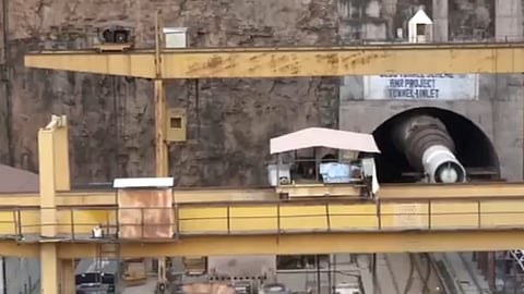 The 44-km SLBC tunnel, designed to carry 30 tmcft of Krishna River water from Srisailam dam to drought-prone regions of Nalgonda and Nagarkurnool districts, faces substantial engineering challenges due to its location in a geologically fractured zone.
