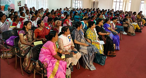 The convention saw participation from organizations like the Adivasi Women’s Network, Padwa, AIPWA, and Nari Shakti Club, among others. 