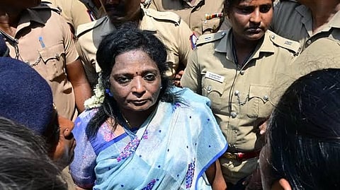 Tamilisai Soundararajan detained ahead of BJP's protest over TASMAC scam in TN 