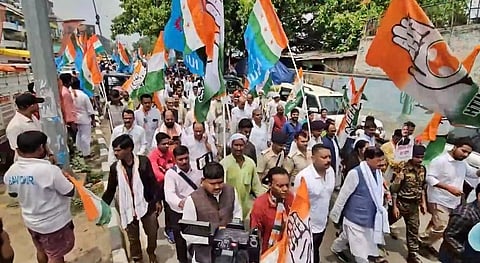 Ahead of Bihar elections, Congress launches 'Save the Constitution' march in Patna 