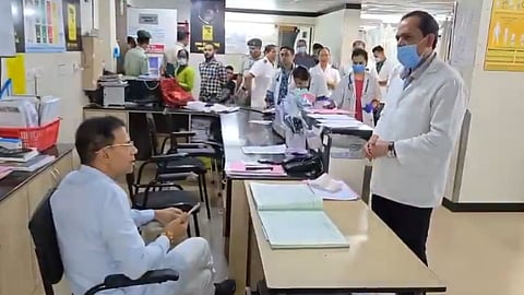 Health Minister Rane ordered the suspension of Dr. Rudresh Kurtikar, following a complaint from a senior journalist alleging mistreatment of his mother-in-law. 