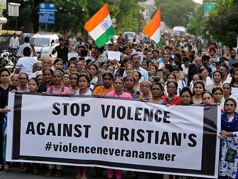 Christians in northeast India marked the second anniversary of violence that struck Manipur in 2023. (File Photo) 