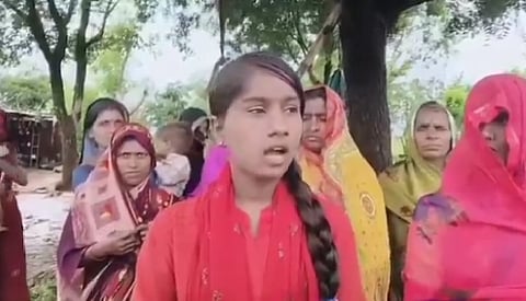 In one viral video, a young girl is sharing her plight, saying that they have to travel 2-3 kilometers to fetch water. 