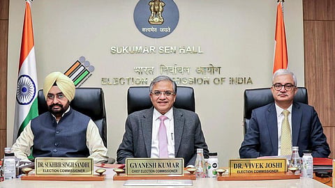 Cong and RJD leaders accused the government of misusing the ECI to change the Constitution by other means. 