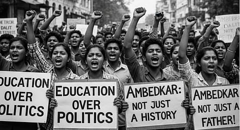 The National Council for Educational Research and Training (NCERT), a body responsible for publishing textbooks and other educational resources in the country, has long evaded Dr. Ambedkar’s contribution to social reforms and the uplifting of weaker sections of society. 