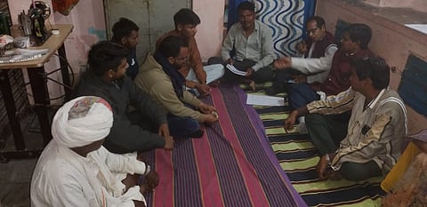 Representatives of various Dalit organisations met the victim and his family to take details of the incident.