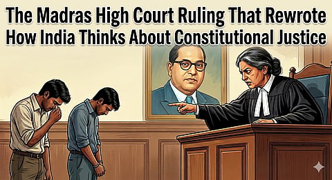 Justice L. Victoria Gowri did not merely decide whether to quash a prosecution. She used the occasion to demand something far more durable: that the State ensure every child in Tamil Nadu knows who Dr. B.R. Ambedkar was, and why he matters to India.