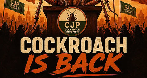 As of Thursday evening, the Cockroach Janta Party's original handle remained withheld in India. Its new handle was climbing. 