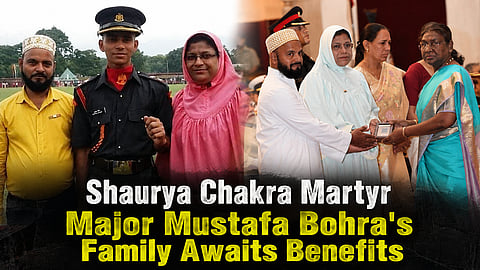 Major Mustafa Bohra laid down his life in the line of duty on October 21, 2022, while defending the nation.  President Droupadi Murmu posthumously conferred the Shaurya Chakra upon his family during the Defence Investiture Ceremony held in New Delhi on July 5, 2024.