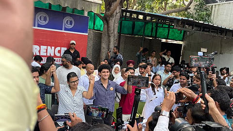 SFI President, Adarsh M Saji, addressed the joint press conference along with CJP spokespersons, Saurav Das and Ratna Singh, Viraj Devang (AISF), Neha Bora (AISA), Eeshna Gupta (ASAP Co-incharge).
