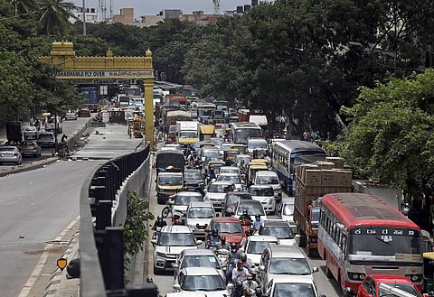 Representative image of Bengaluru traffic