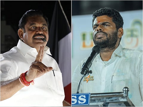 Edappadi K Palaniswami, K Annamalai