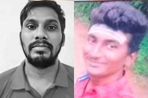 Muthu Saravanan and Sathish who were killed in Cholavaram near Chennai 