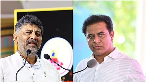 DK Shivakumar and KT Rama Rao 