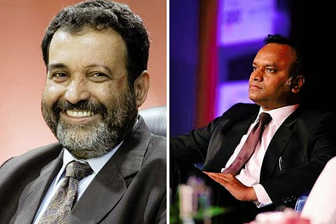 Mohandas Pai (left) and Priyank Kharge (right)
