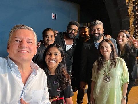 Prabhas meets Netflix CEO Ted Sarandos