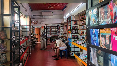 Sainuddeen at Comic CD Centre in Beemapally.