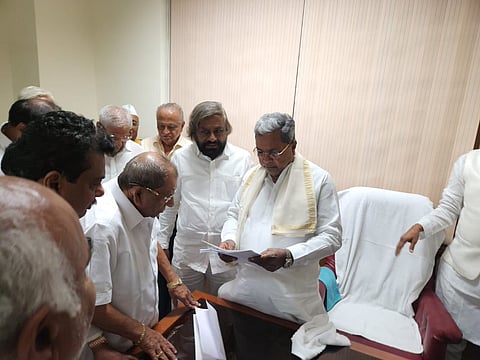 Lingayat ministers submitted the petition to CM urging him to junk the caste sensus report.